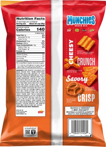 Munchies Party Size Cheese Fix Snack Mix Perspective: right