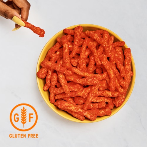 Cheetos® Crunchy Flamin' Hot Chips Party Size Perspective: right