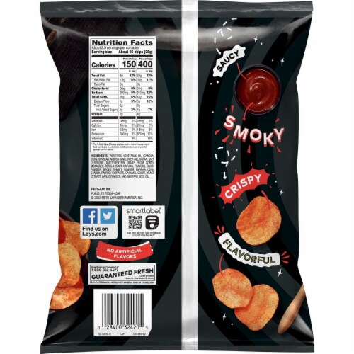 Lay's® Barbecue Potato Chips Perspective: right