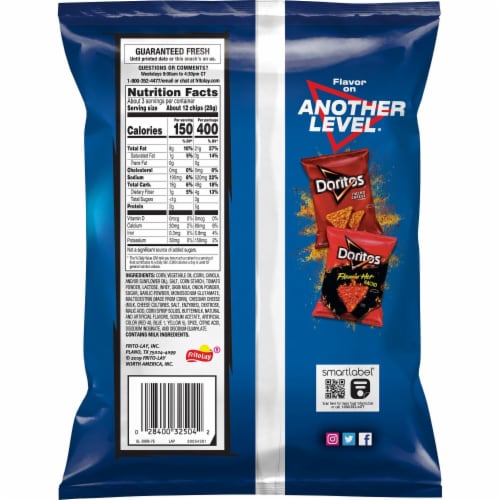 Doritos® Cool Ranch Flavored Tortilla Chips Perspective: right