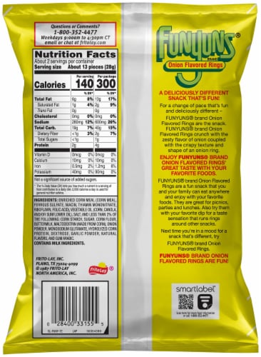 Funyuns® Onion Rings Chips Perspective: right