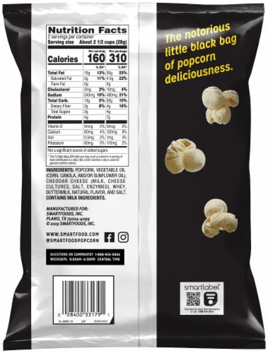 Smartfood® White Cheddar Popcorn Perspective: right