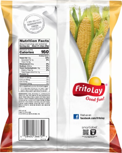 Fritos® Bar-B-Q Flavored Corn Chips Perspective: right