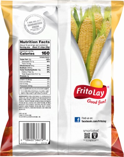 Fritos® Bar-B-Q Flavored Corn Chips Perspective: right