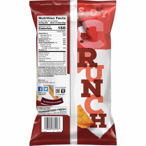 Lay's® Kettle Cooked Mesquite BBQ Kettle Potato Chips Perspective: right