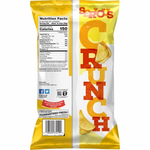 Lay's® Kettle Cooked Original Kettle Potato Chips Perspective: right