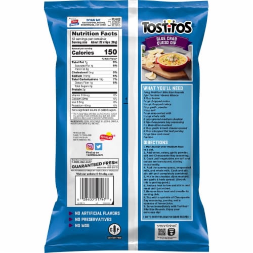 Tostitos® Bite Size Rounds Tortilla Chips Perspective: right