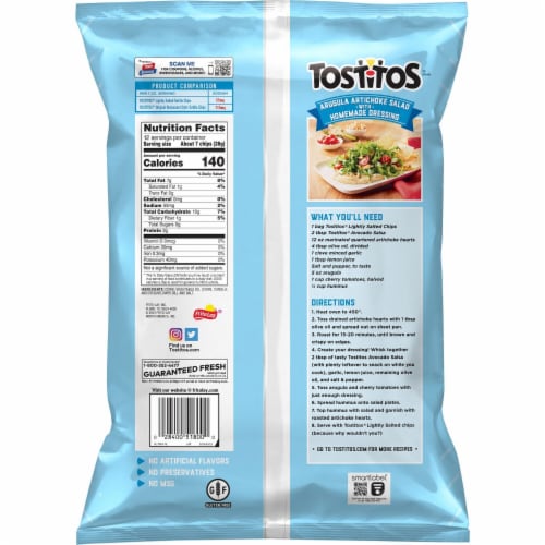 Tostitos® Lightly Salted Restaurant Style Tortilla Chips Perspective: right