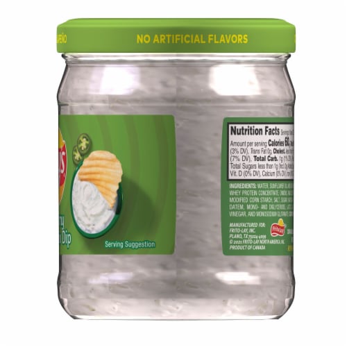 Lay's Creamy Jalapeno Dip Perspective: right