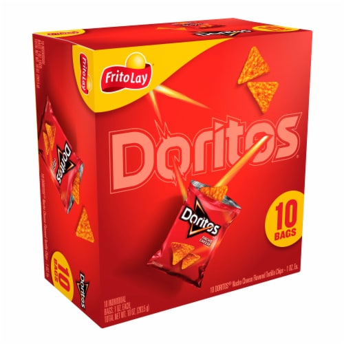 Doritos® Nacho Cheese Chips Multipack Perspective: right