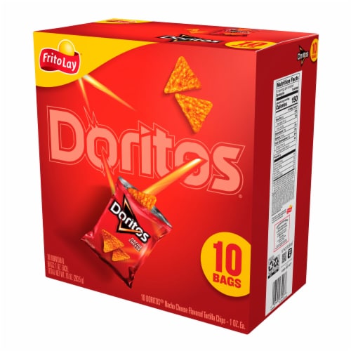 Doritos® Nacho Cheese Chips Multipack Perspective: right