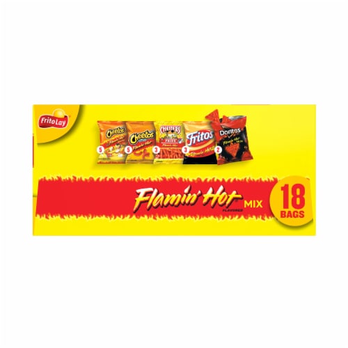 Frito-Lay® Flamin' Hot Mix Chips Variety Pack, 18 ct / 1 oz - Pay Less  Super Markets