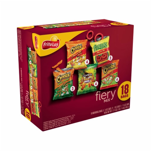 Frito-Lay® Fiery Mix Chips Variety Pack Perspective: right