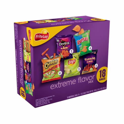 Frito-Lay® Extreme Flavor Mix Chips Variety Pack Perspective: right