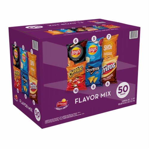 Frito-Lay® Flavor Mix Chips Variety Pack Perspective: right