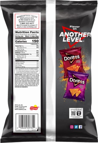 Doritos® Sweet and Tangy BBQ Flavored Tortilla Chips Perspective: right