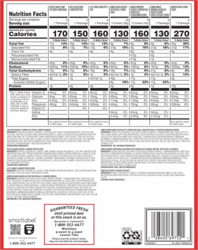 Frito Lay Snack Mix With Gamesa Variety Pack Perspective: right