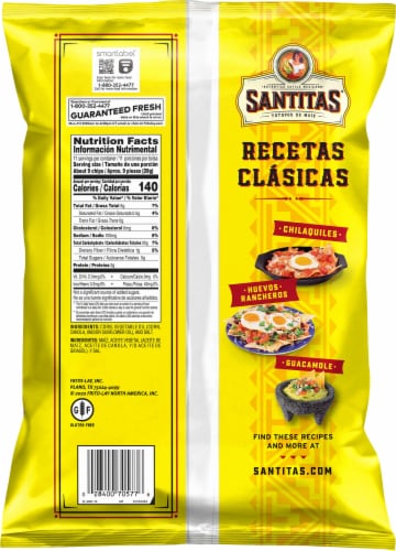 Santitas® Yellow Corn Tortilla Chips Perspective: right