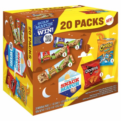 Frito Lay® Chips and Quaker® Chewy Granola Bars Variety Pack Perspective: right