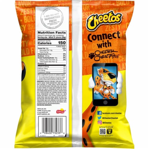 Cheetos® Crunchy Cheese Buffalo Chips Perspective: right