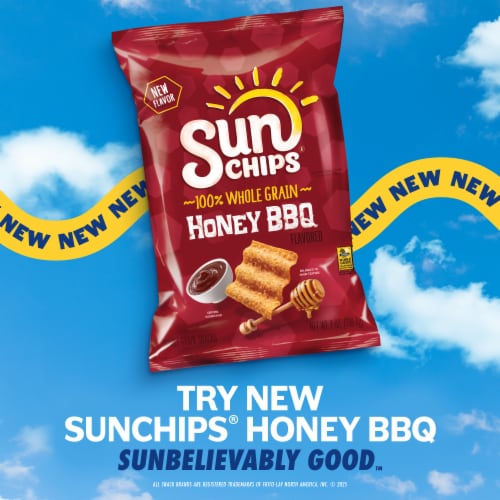 SunChips® Honey BBQ Whole Grain Chips Perspective: right