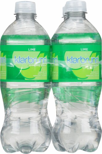 Klarbrunn® Lime Flavored Sparkling Bottled Water Perspective: right