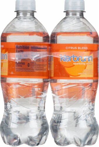 Klarbrunn® Citrus Blend Flavored Sparkling Bottled Water Perspective: right