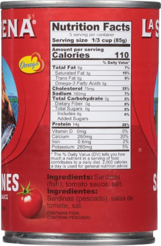La Sirena® Sardines in Tomato Sauce Perspective: right