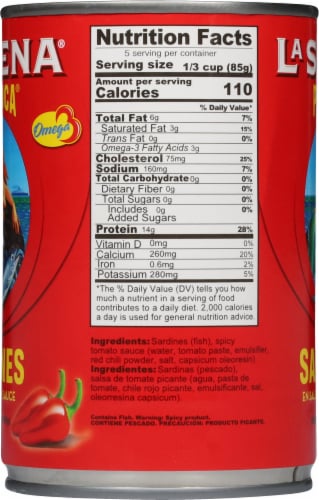 La Sirena Sardines in Tomato Chili Sauce Perspective: right