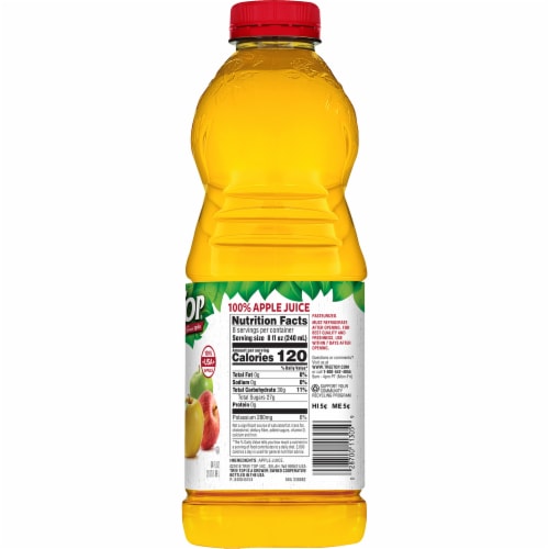 Tree Top Pure Pressed 3 Apple Blend 100% Apple Juice Perspective: right