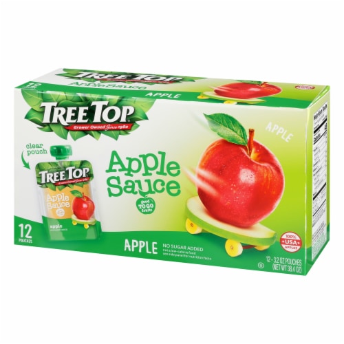 Tree Top® No Sugar Added Applesauce Pouches Perspective: right