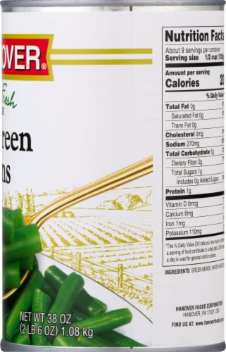 Hanover Blue Lake Cut Green Beans Perspective: right