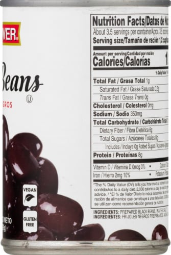 Hanover® Black Beans Perspective: right
