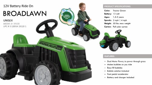 Huffy Broadlawn Bubble Tractor Perspective: right