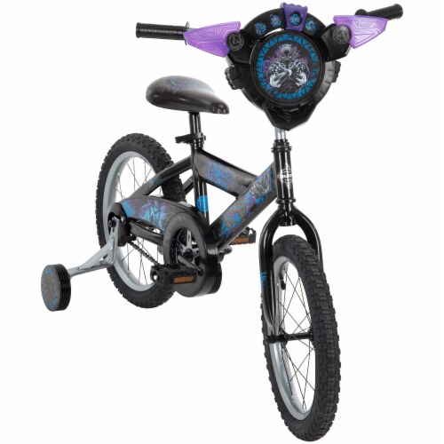 Huffy Marvel Black Panther Kid s Bike With Training Wheels Black 16 in Harris Teeter