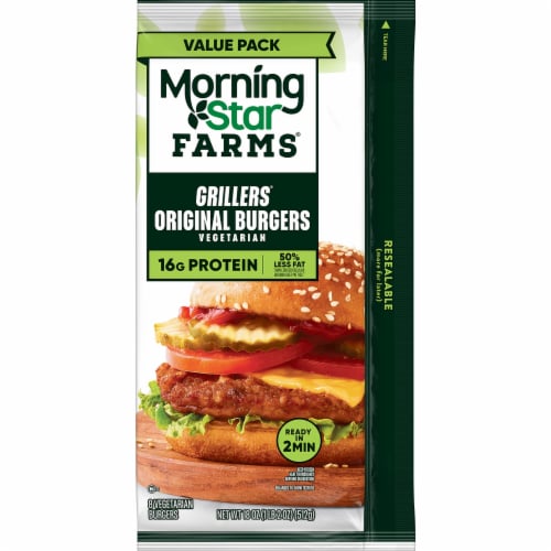 MorningStar Farms® Grillers Original Value Pack Veggie Burgers Perspective: right