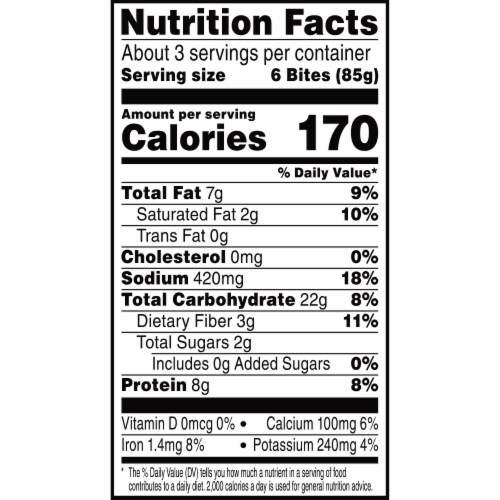 MorningStar Farms Veggitizers Meatless Sausage Pizza Bites Perspective: right