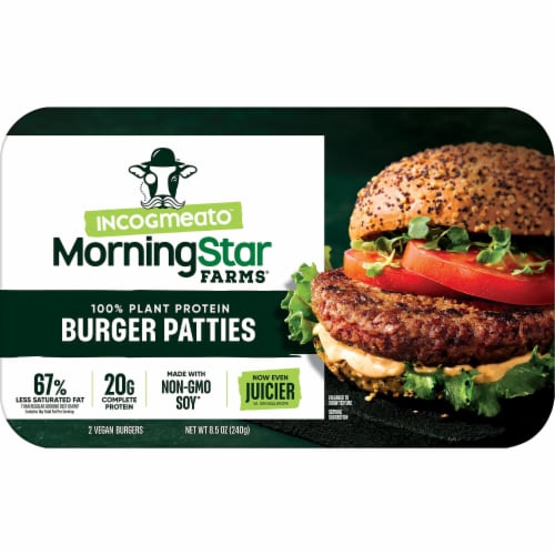 MorningStar Farms Incogmeato Original Vegan Burgers Perspective: right