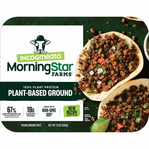 MorningStar Farms® Incogmeato Original Vegan Ground Beef Perspective: right