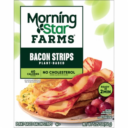 MorningStar Farms Veggie Breakfast Original Meatless Bacon Strips Perspective: right