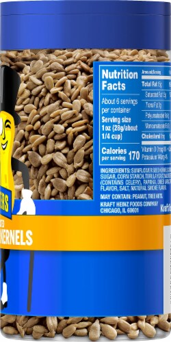 Planters Dry Roasted Sunflower Kernels Perspective: right