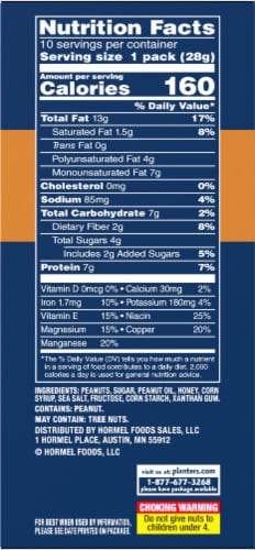 Planters Honey Roasted Peanuts Perspective: right