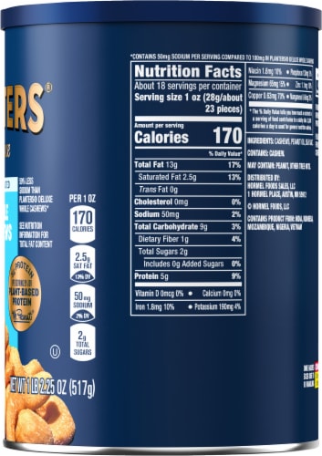 Planters® Deluxe Lightly Salted Whole Cashews Perspective: right