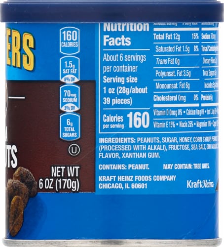 Planters Cocoa Peanuts Perspective: right
