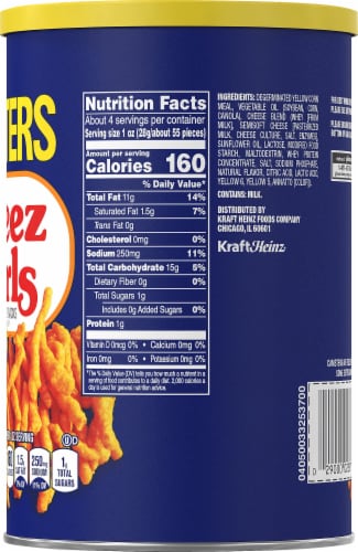 Planters Cheez Curls Cheese Flavored Snacks Perspective: right