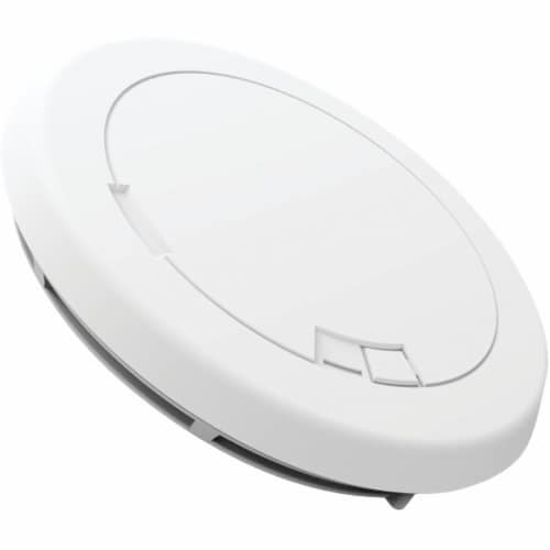 First Alert™ Battery Operated 9V Photoelectric Slim Round Smoke Alarm Perspective: right