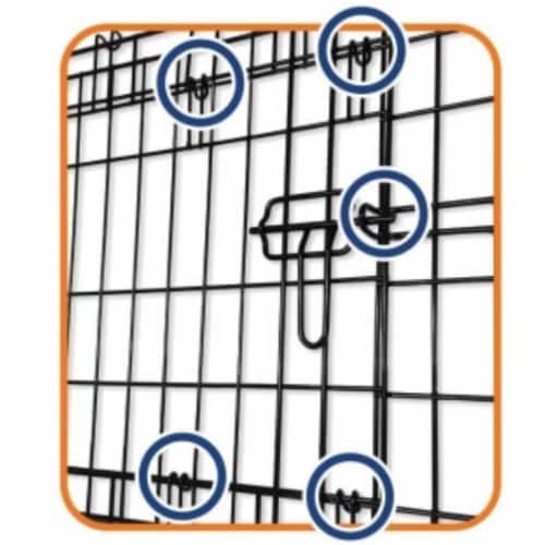 Petmate Double Door Training Retreat Wire Kennel Dog Crate with