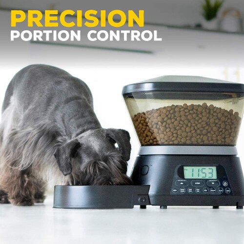 Gamma2 Nano Programmable Automatic Cat and Dog Pet Feeder, 7.5 Pound