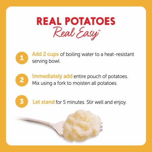 Idahoan Buttery Golden Selects® Mashed Potatoes Perspective: right