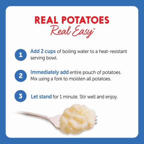 Idahoan Butter & Herb Mashed Potatoes, 4 oz Perspective: right